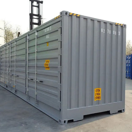 Contenedor High Cube 40 ft con Puerta Lateral – 76 m³, Acceso Total y Acero CORTEN