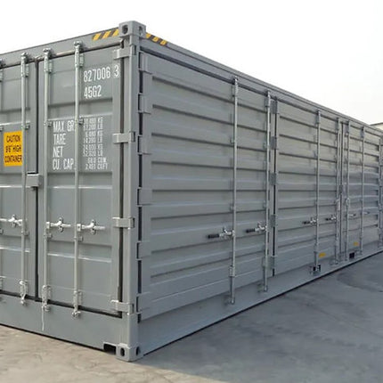 Contenedor High Cube 40 ft con Puerta Lateral – 76 m³, Acceso Total y Acero CORTEN