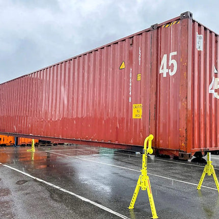 Contenedor High Cube 45 ft de Ocasión – 86 m³, Acero CORTEN y Carga 30 t