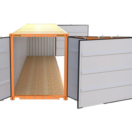 Container con abertura lateral 40pies HC Open Side con 2 puertas