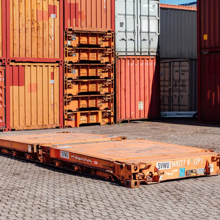 Plataforma plana usado de Contenedor de 20 pies