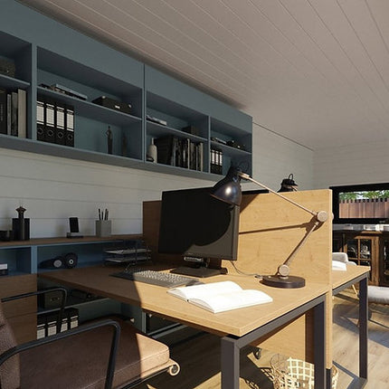 Oficina Contenedor Prefabricada 13,2 m² – Diseño Sostenible, Aislada y Llave en Mano