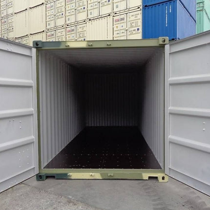 Contenedor Marítimo Camuflaje 20 pies – Acero CORTEN, 33 m³ y Carga 28