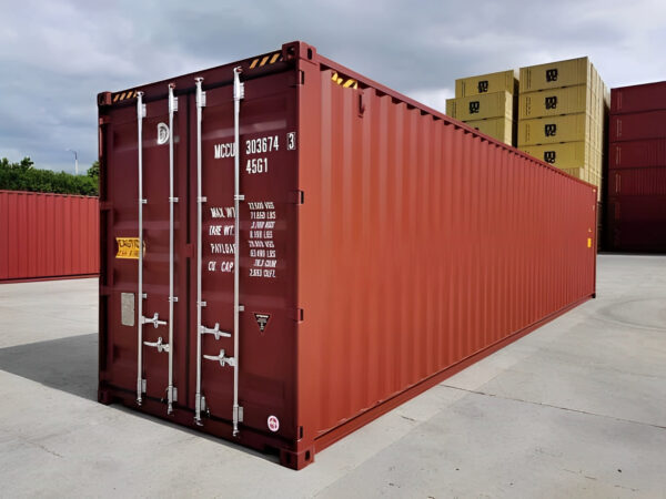 Semirremolque de carga seca transportable, usado